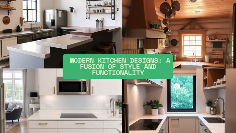 Modern Kitchen Designs: A Fusion of Style and Functionality