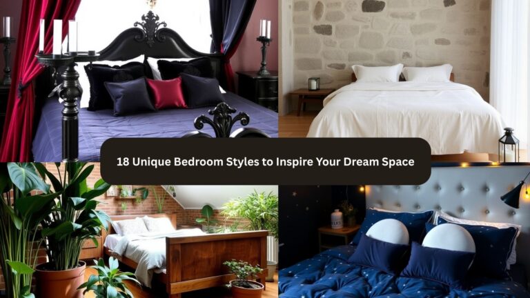 18 Unique Bedroom Styles to Inspire Your Dream Space