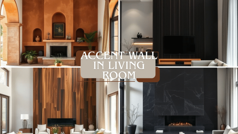 Accent Wall in Living Room Ideas for Modern Spaces