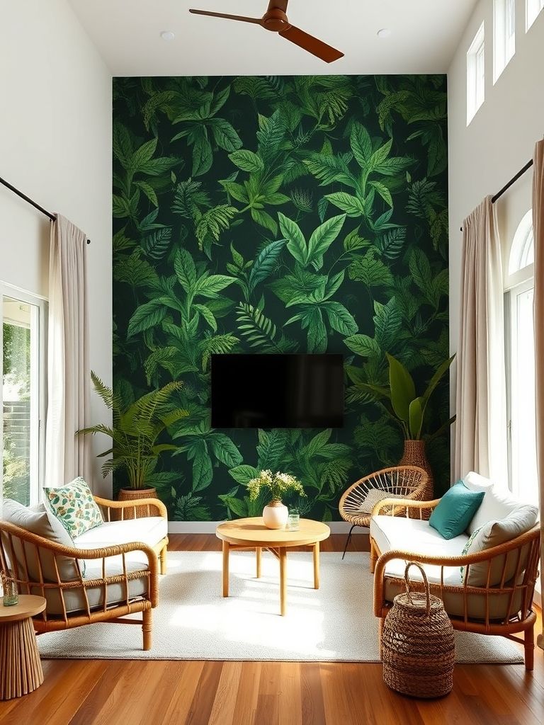 Accent Wall in Living Room Ideas