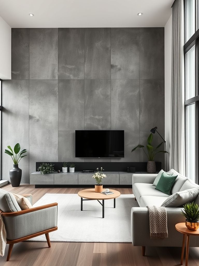 Accent Wall in Living Room Ideas