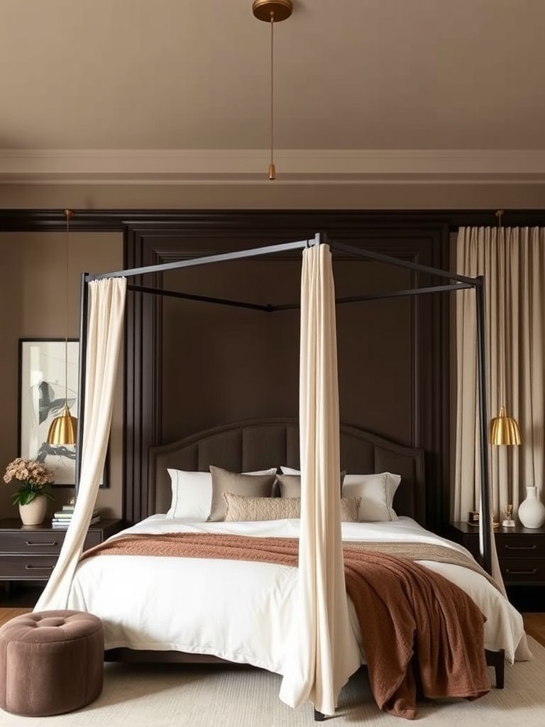 Brown Bedroom