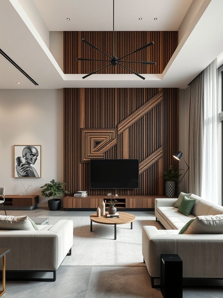 Accent Wall in Living Room Ideas