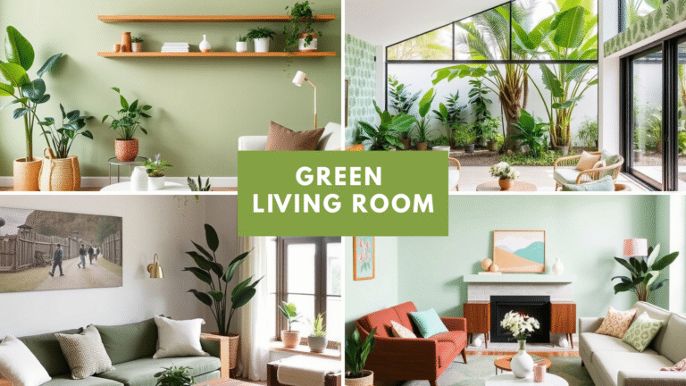 Green Living Room Ideas for Calm, Style & Warmth