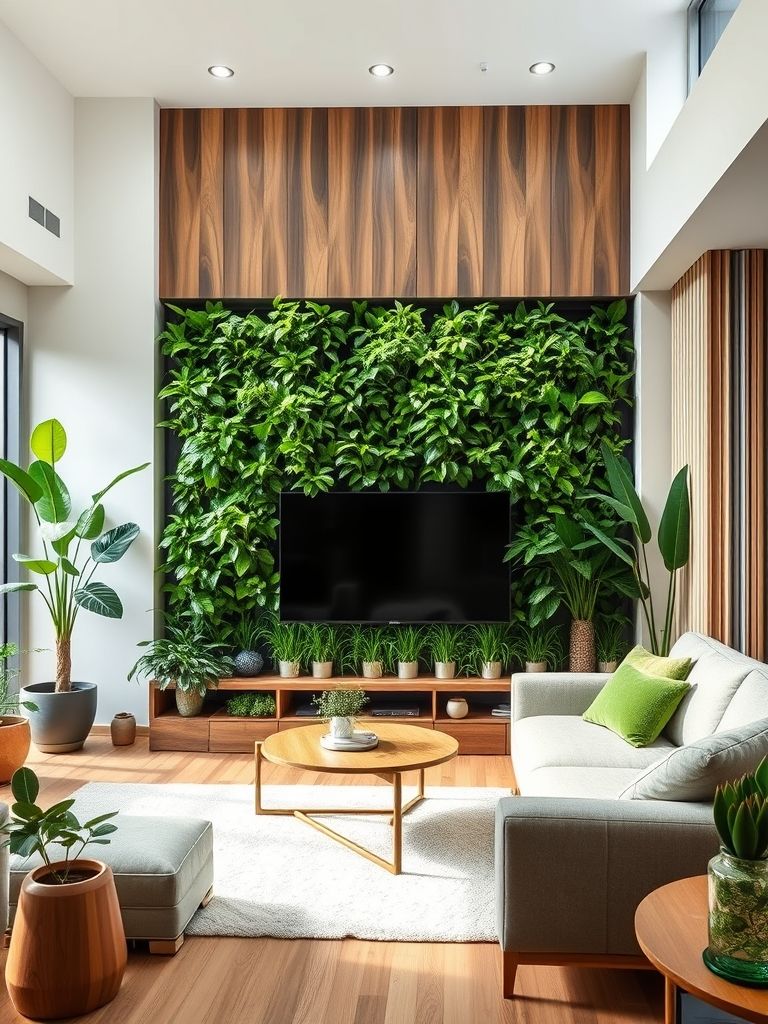 Accent Wall in Living Room Ideas