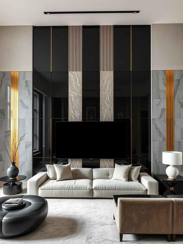 Accent Wall in Living Room Ideas