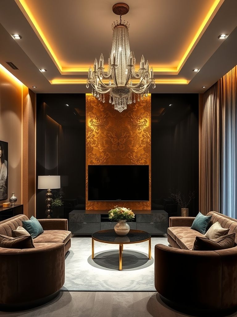 Accent Wall in Living Room Ideas