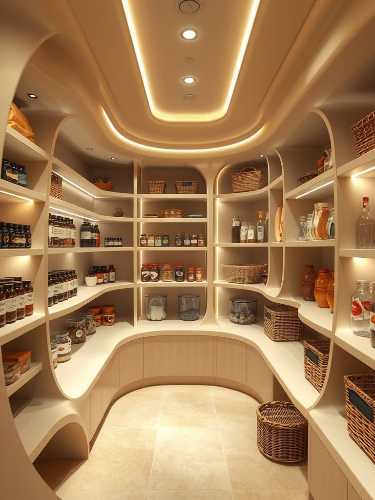 Surprising Shelving Concepts for Pantry