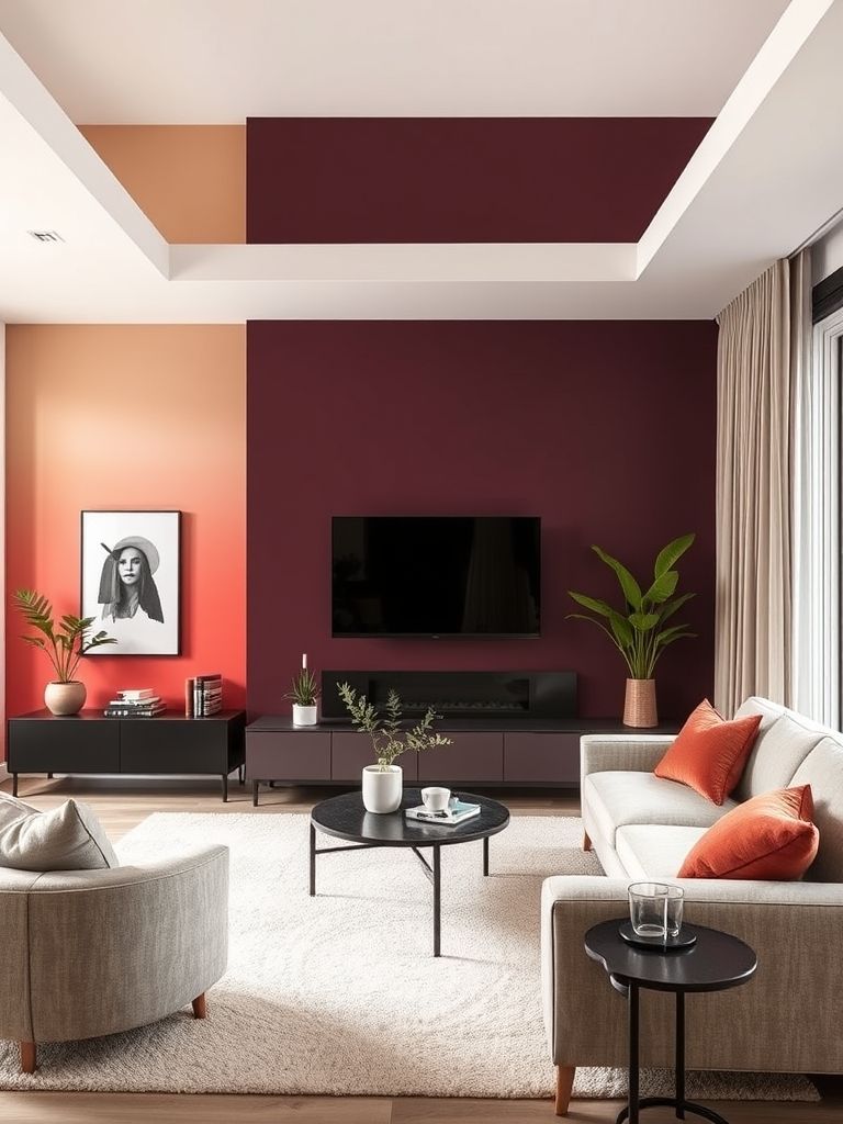 Accent Wall in Living Room Ideas