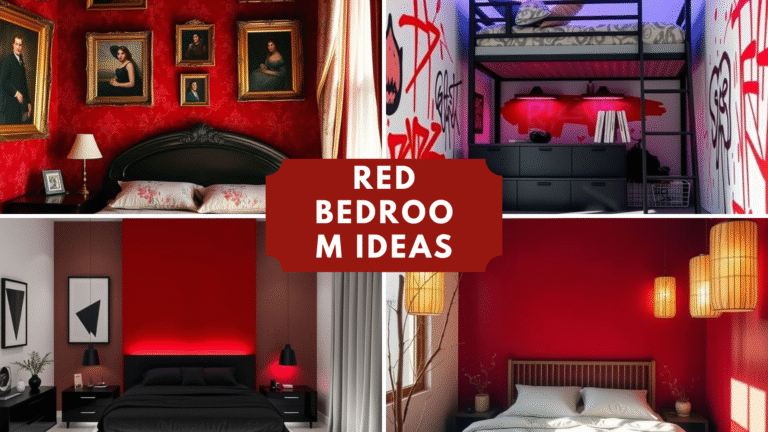 Red Bedroom Ideas for Bold & Cozy Interiors