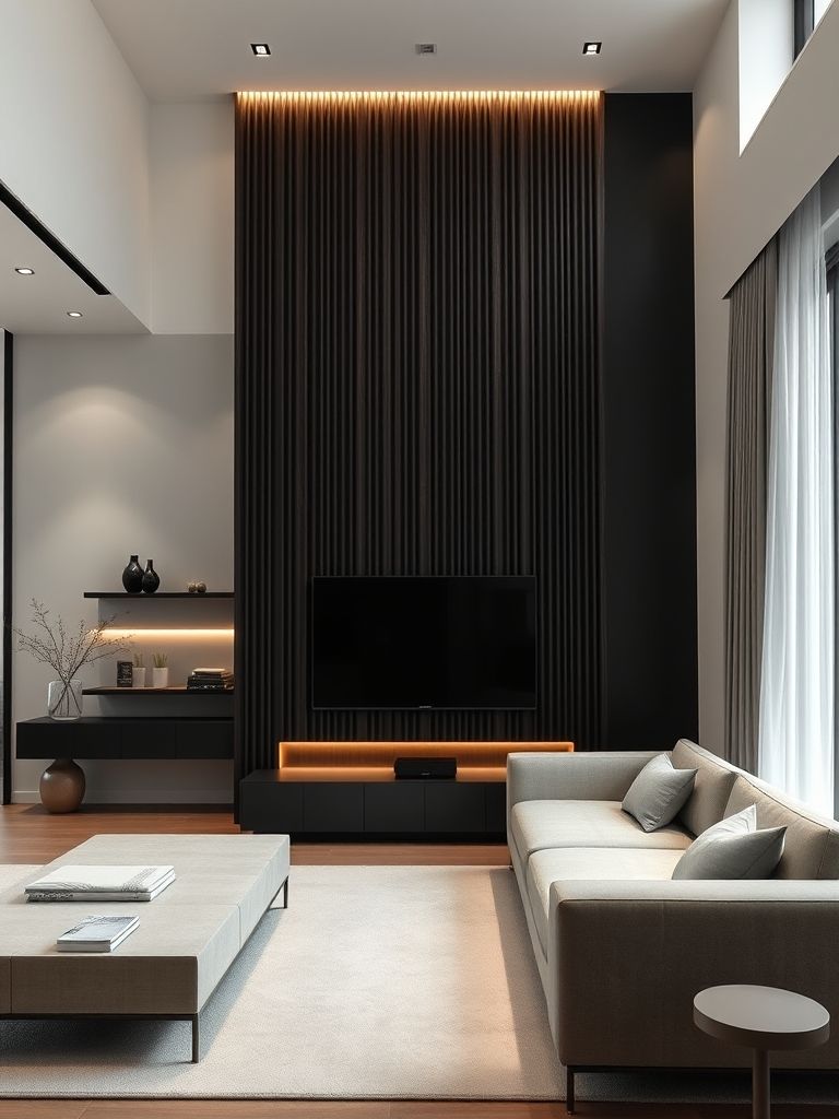 Accent Wall in Living Room Ideas