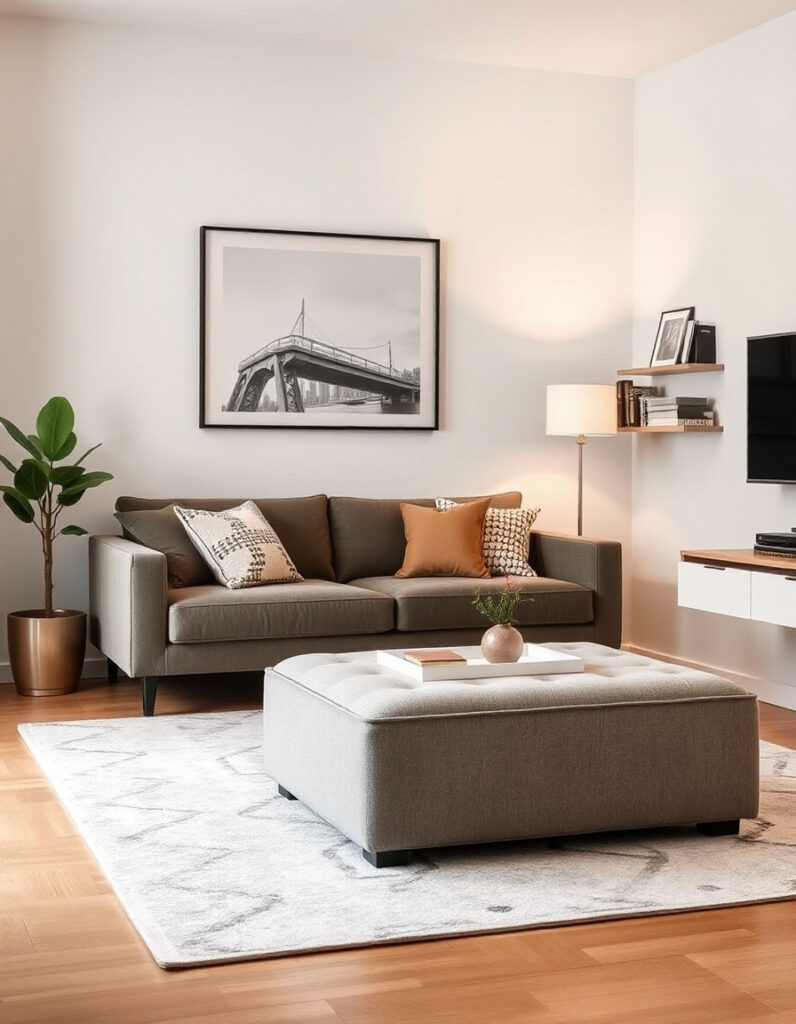 Clever Small Apartment Living Room Ideas