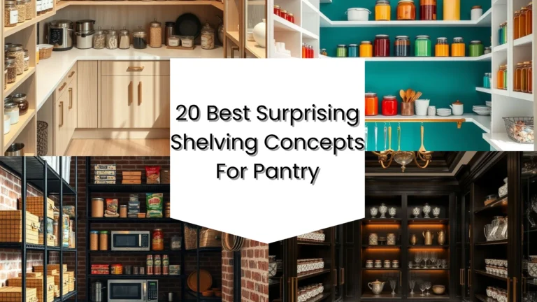20 Best Surprising Shelving Concepts for Pantry