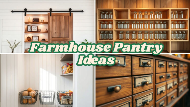 Farmhouse Pantry Ideas: Rustic & Functional Storage Inspiration