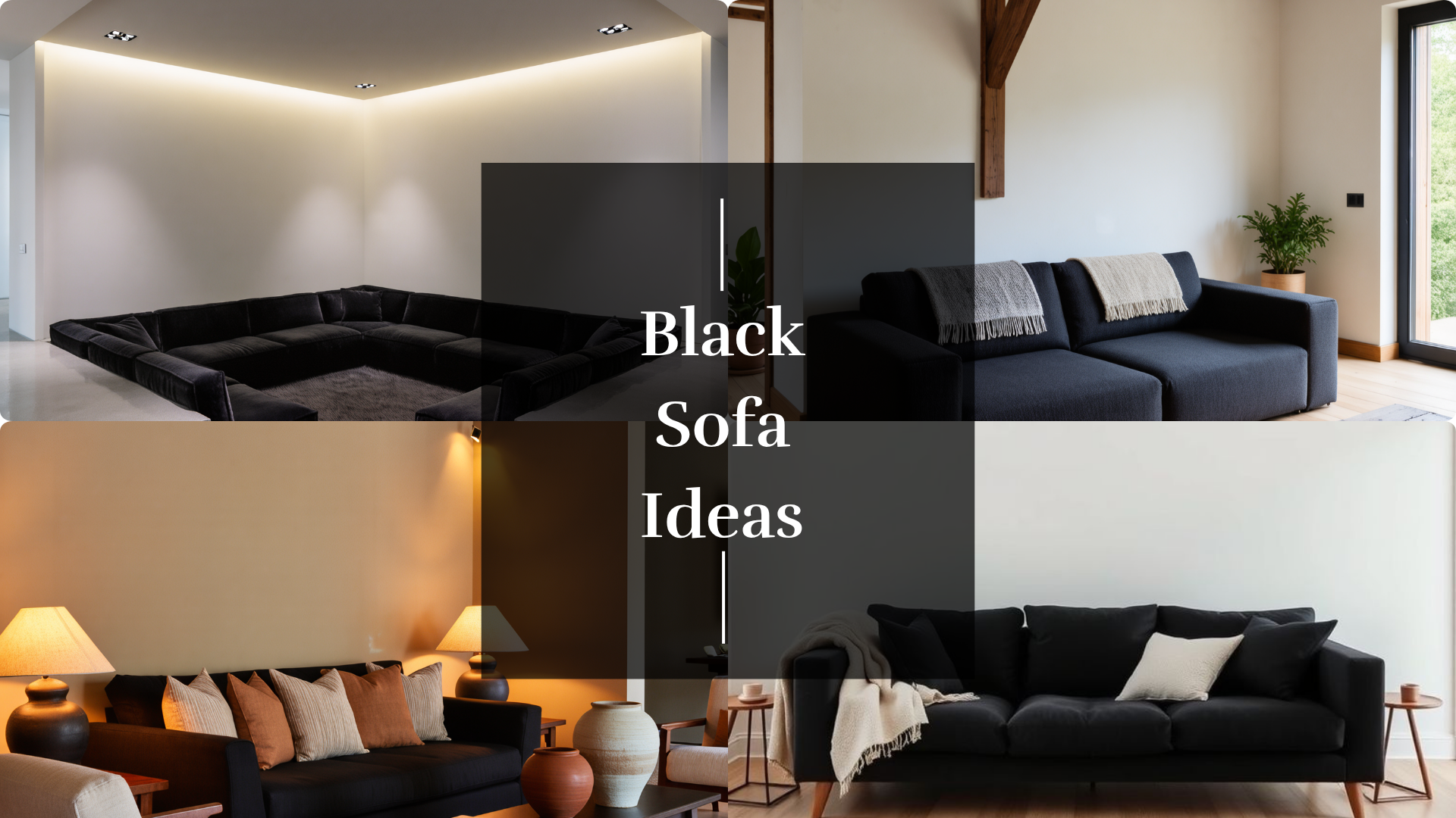 Black Sofa Ideas