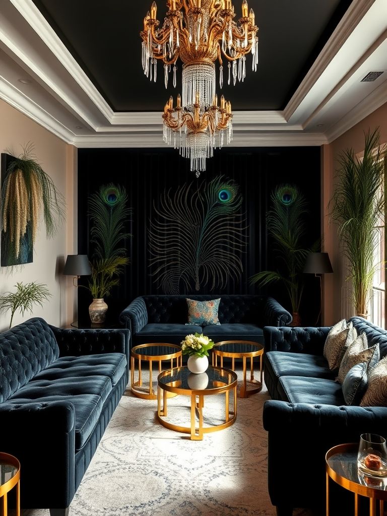 Dark Boho Living Room