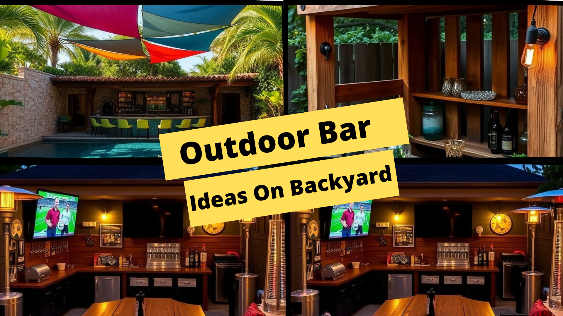 Outdoor Bar Ideas On Backyard