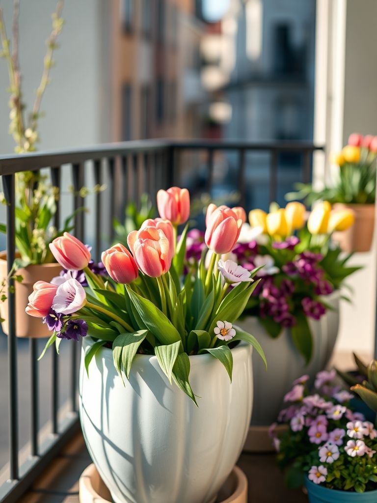 Spring Decor for the Terrace