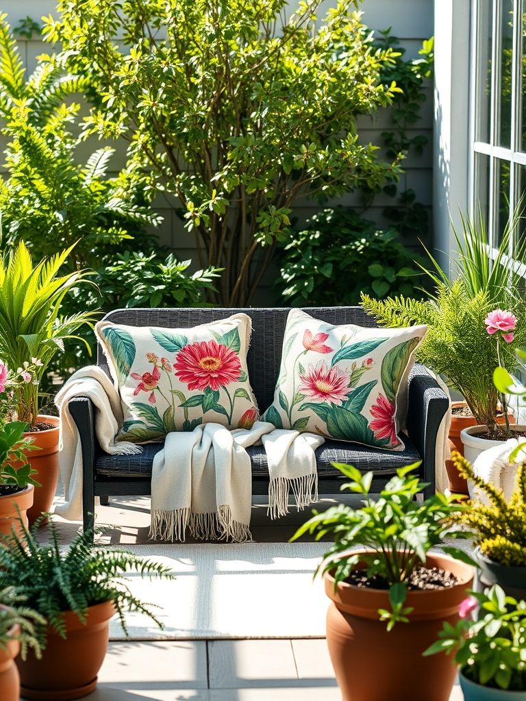 Spring Decor for the Terrace