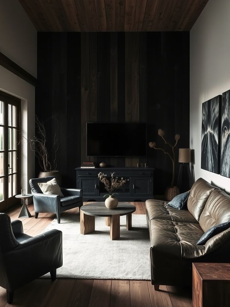 Dark Boho Living Room