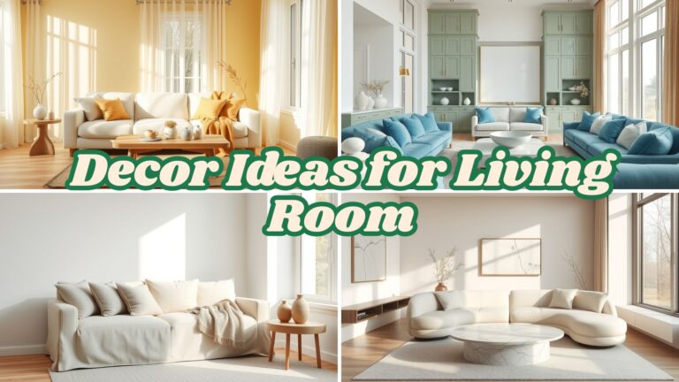Decor Ideas for Living Room 2025: 20 On-Trend, Budget Tips